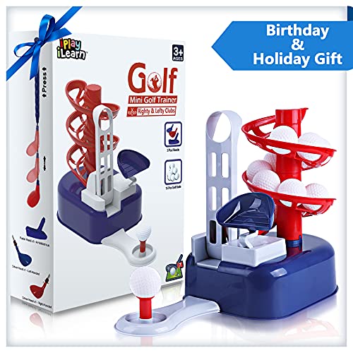 iPlay, iLearn Kids Golf Toys Set - Indoor/Outdoor Sport Toy with Club Equipment iPlay, iLearn Kids Golf Toys Set - Indoor/Outdoor Sport Toy with Club Equipment